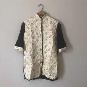 Vintage Asian Inspired Top with Bottoms